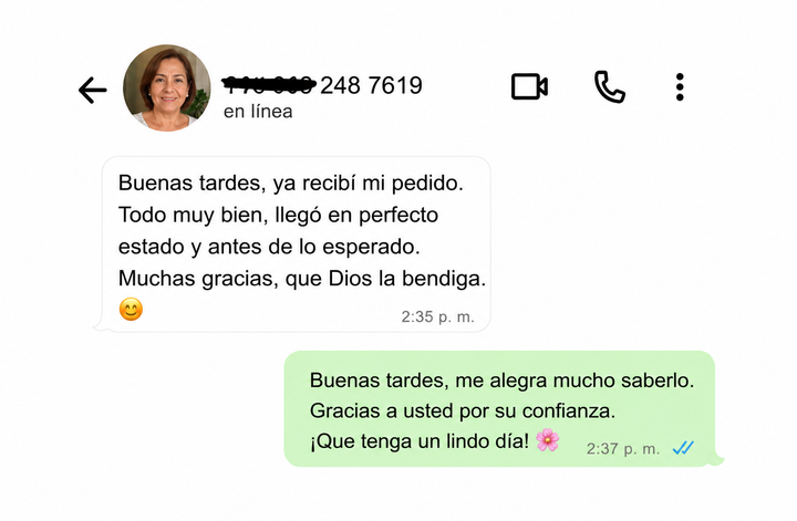Testimonio botella 3