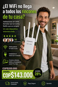 Repetidor de wifi 4 antenas Pix - Link l