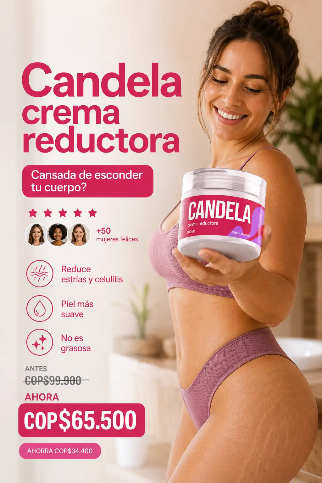 Candela crema reductora - foto principal