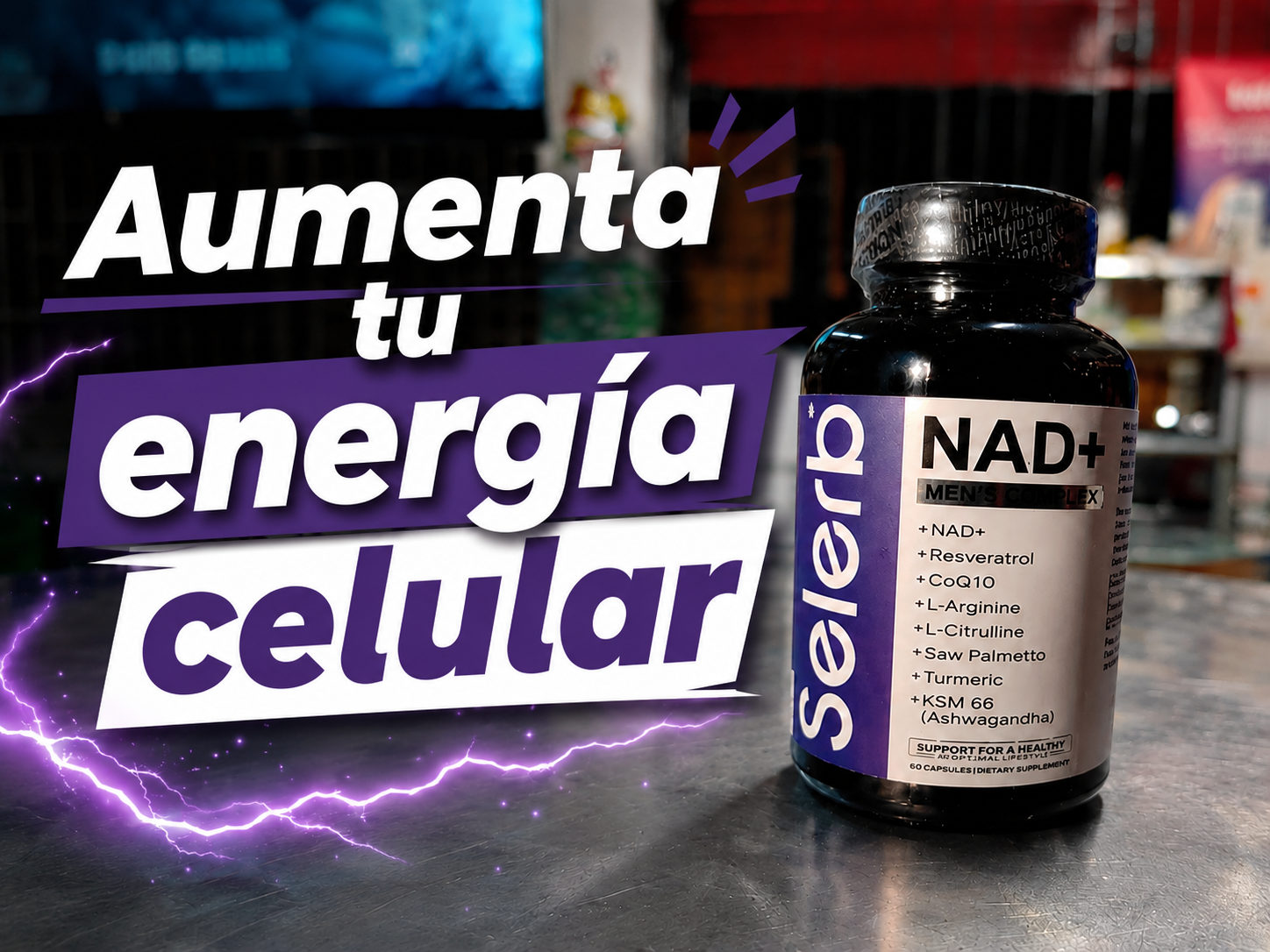 NAD+ aumenta tu energía celular
