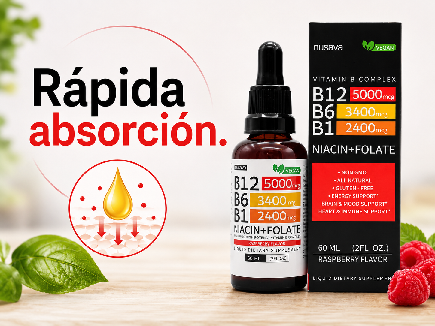 Vitamina B12 - rápida absorción